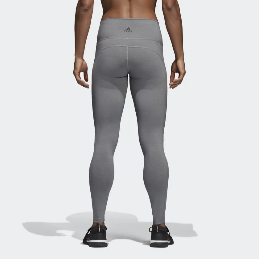 Adidas Believe This High-Rise Heathered Tights Black/Grey CV8427