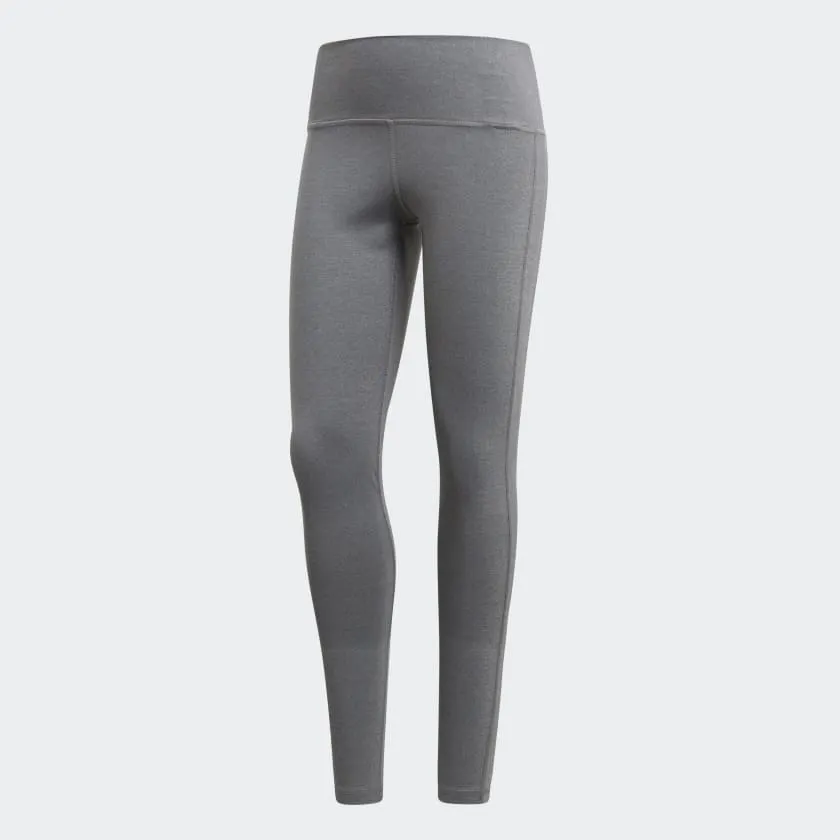 Adidas Believe This High-Rise Heathered Tights Black/Grey CV8427