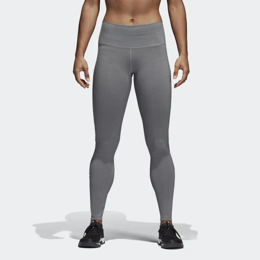 Adidas Believe This High-Rise Heathered Tights Black/Grey CV8427