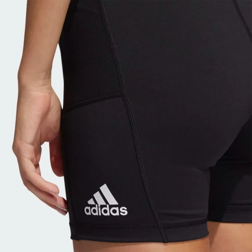 Adidas Techfit Badge Of Sport Women Training Short Black/White