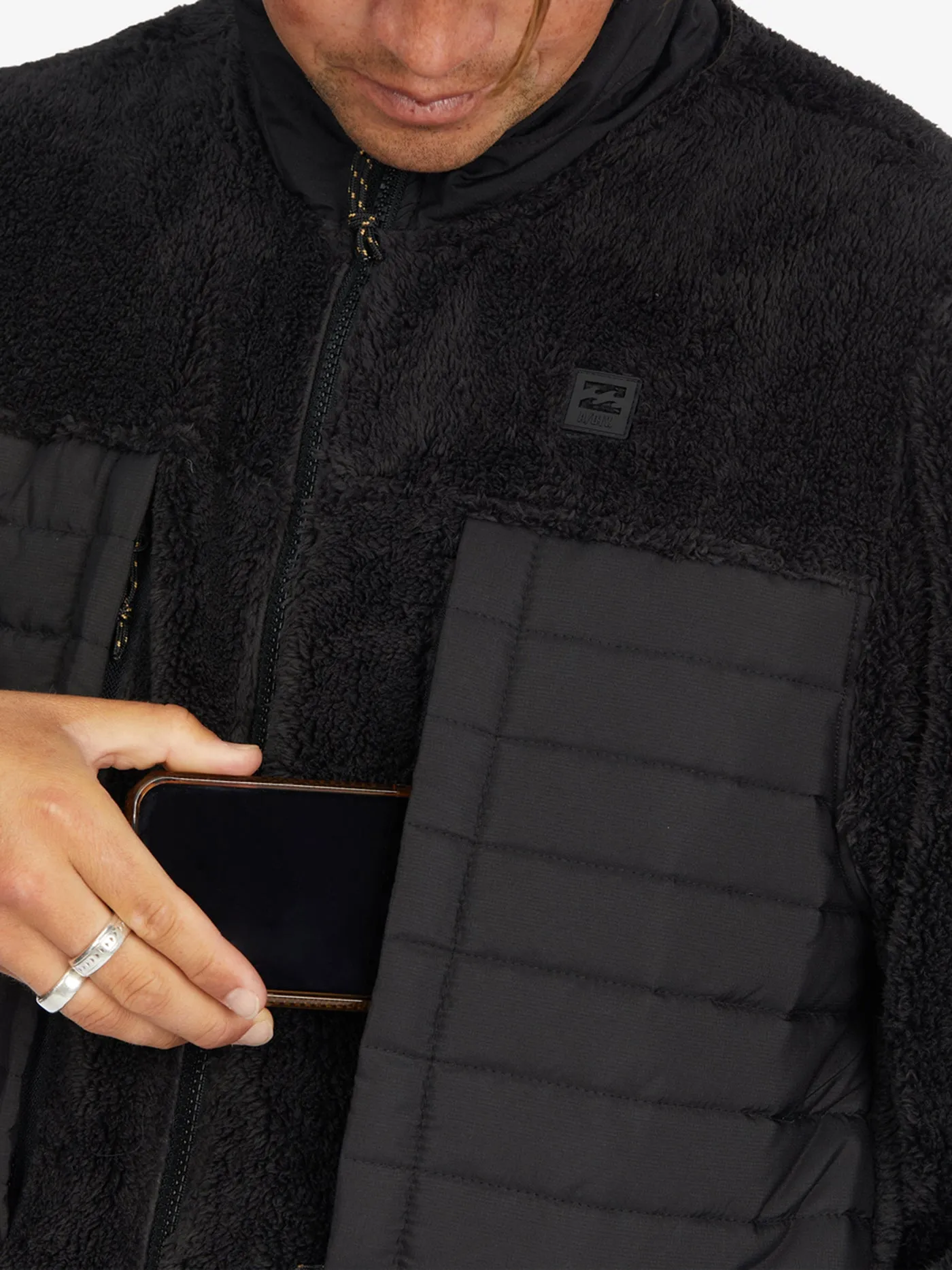 A/Div Glacier Mock Neck Zip-Up Polar Fleece