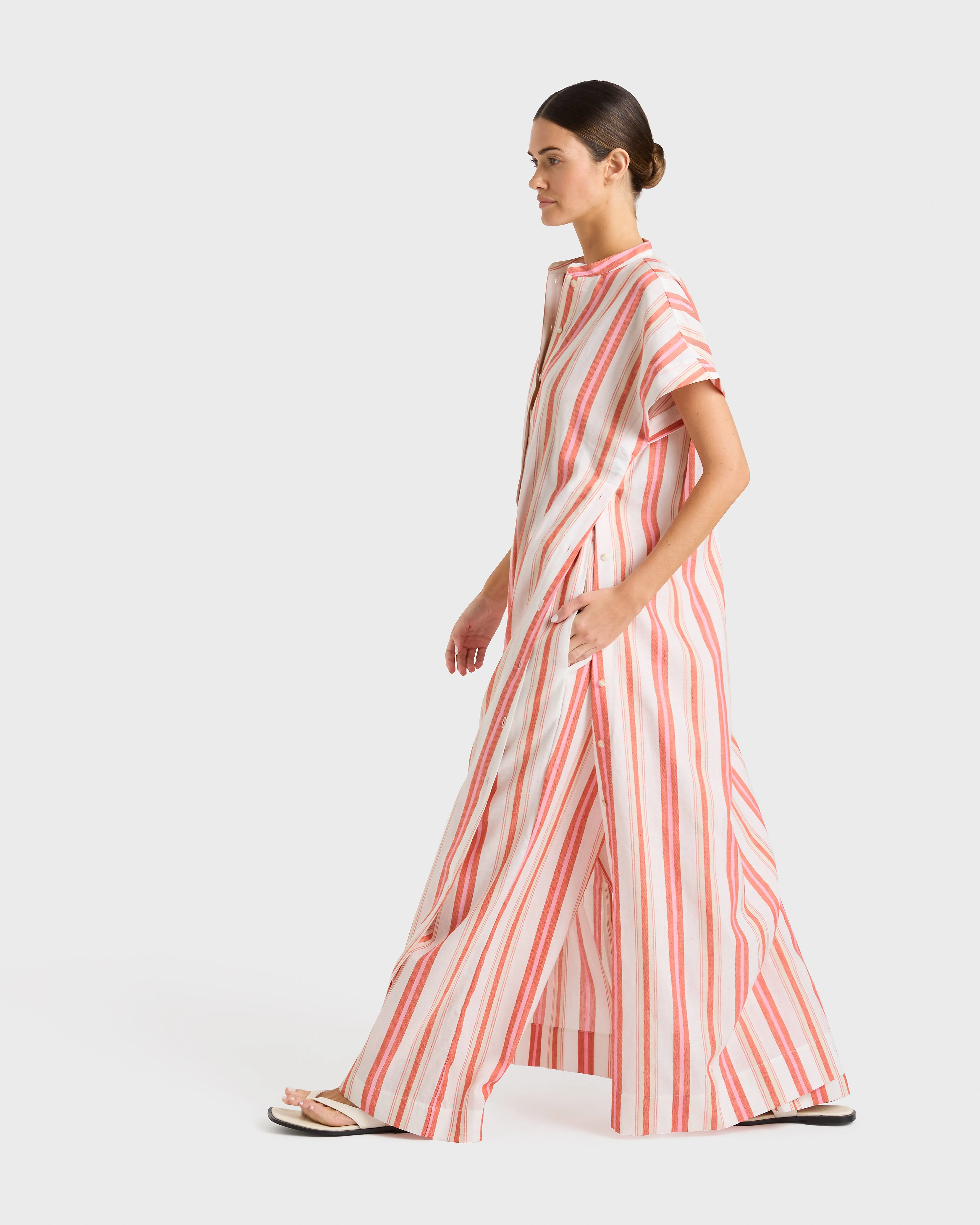 Arezzo Drawstring Pant - Watermelon