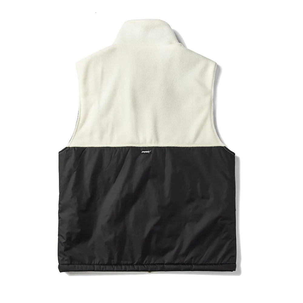 B714 FLEECE VEST WHITE