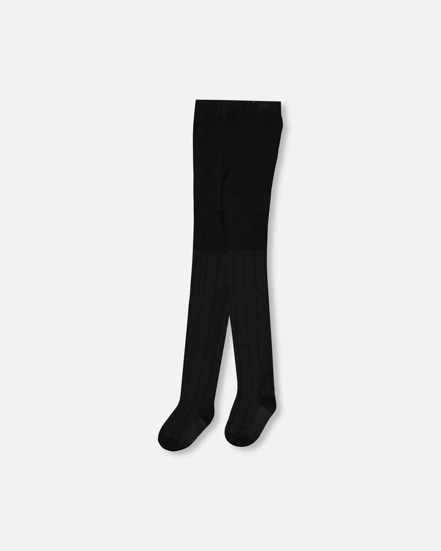 Baby Cable Tights Black