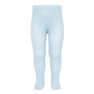 Basic Rib Tights (Light Blue)