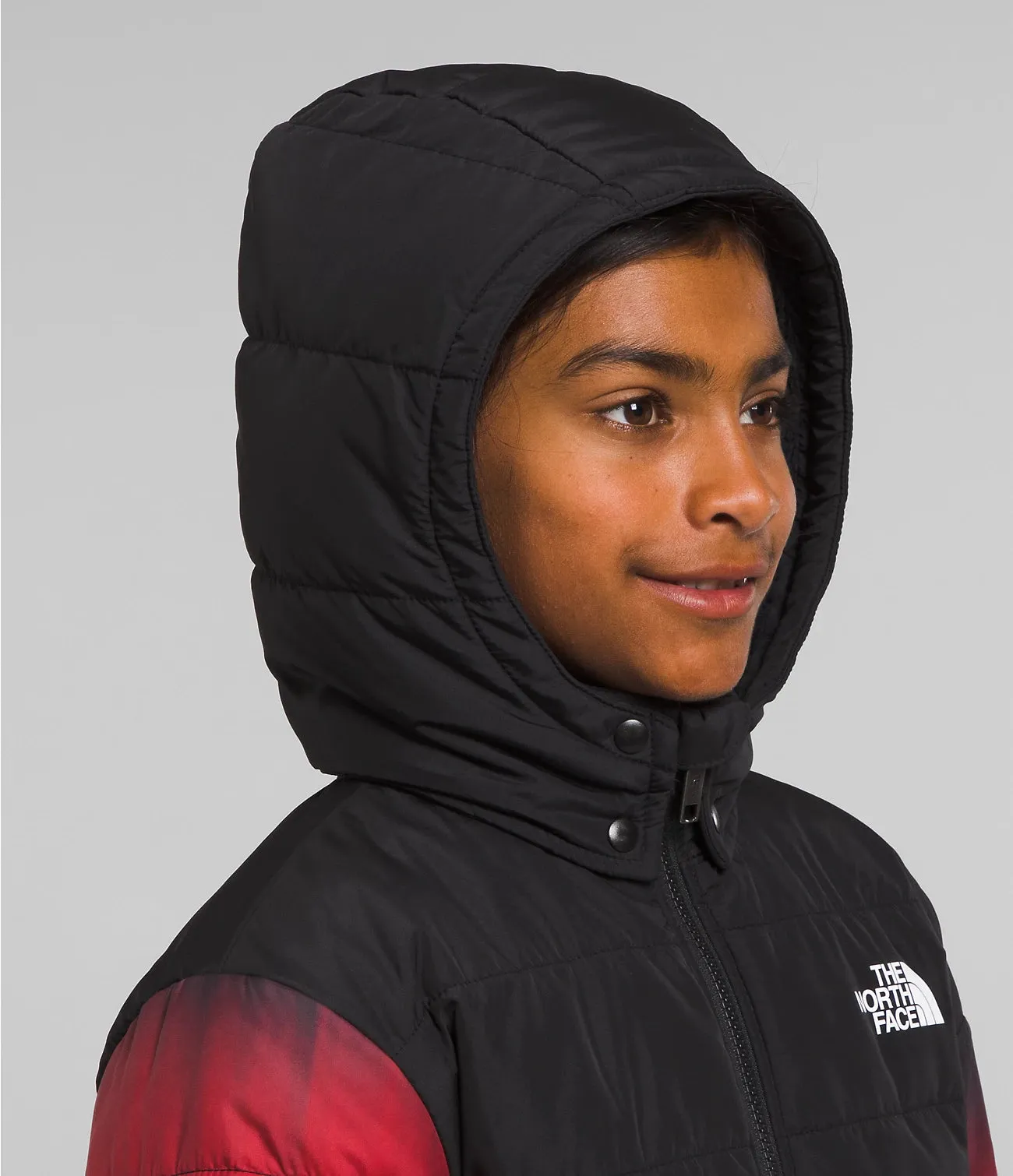 Boys' The North Face | Reversible Mount Chimbo Jacket | Fiery Red