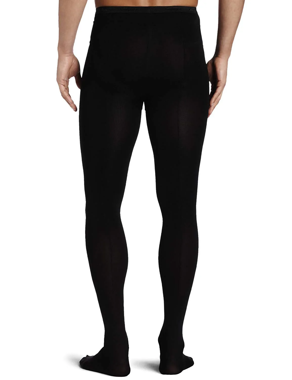 Capezio Men's Knit Footed Tights