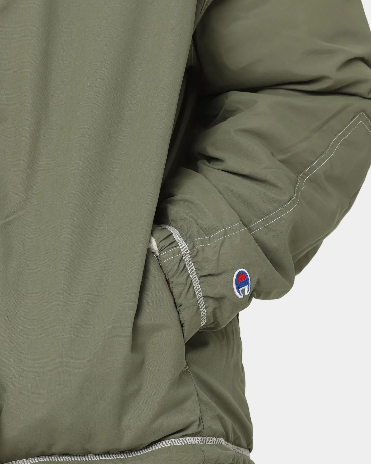 Champion RB Mix Media Jacket Cargo Olive