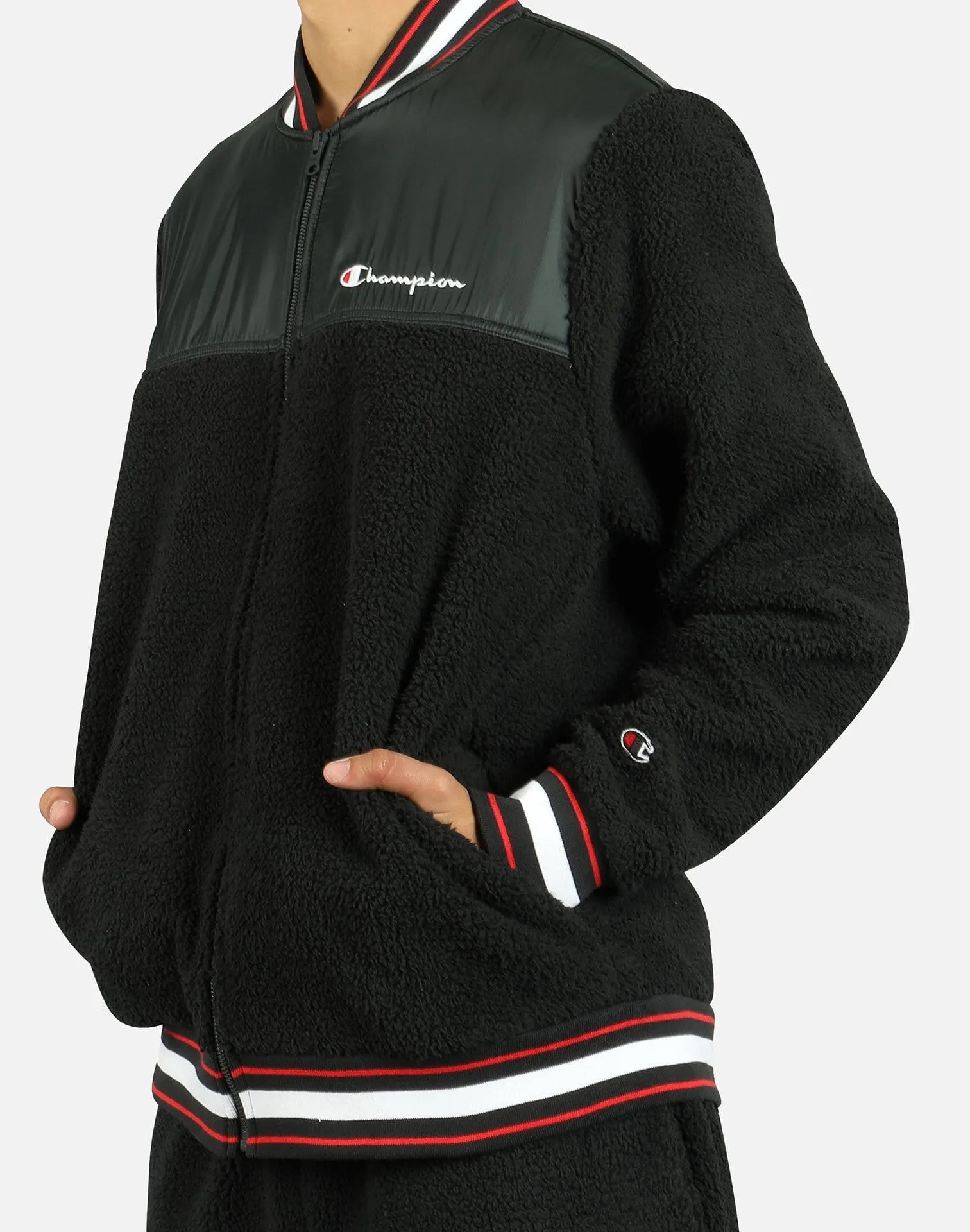 Champion SHERPA BASEBALL BOMBER JACKET