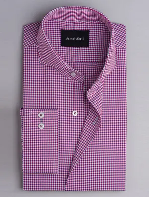 CHECKERED DRESS SHIRT