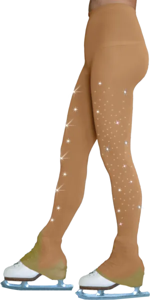 Chloe Noel 8896 Footless Crys 2 Tights Youth