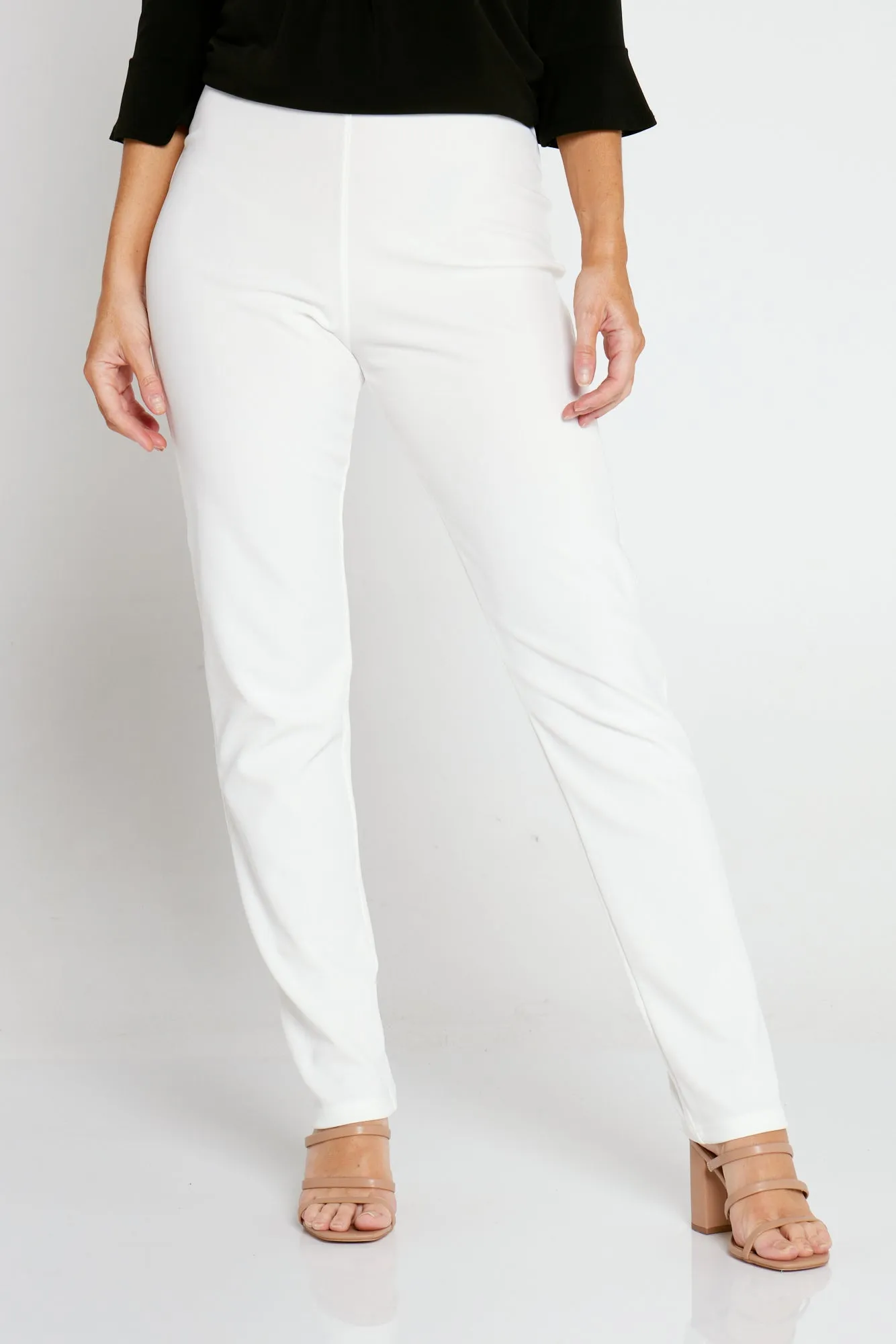 Cordelia St Pencil Pant - Ivory