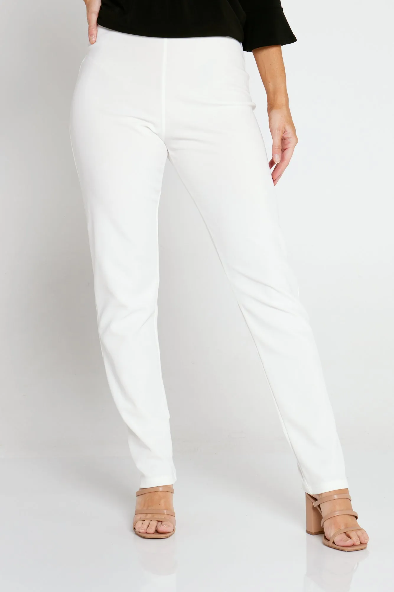 Cordelia St Pencil Pant - Ivory