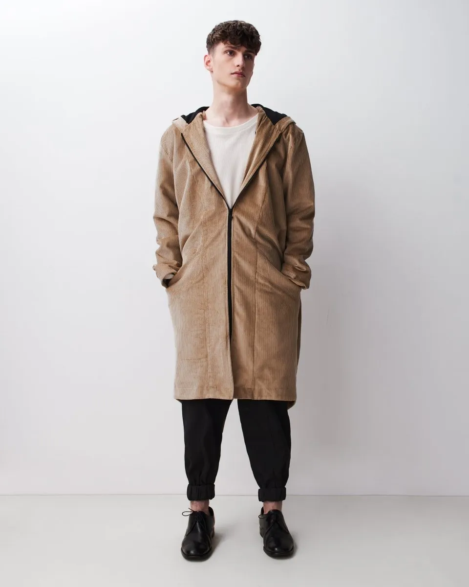 Corduroy Parka : Beige