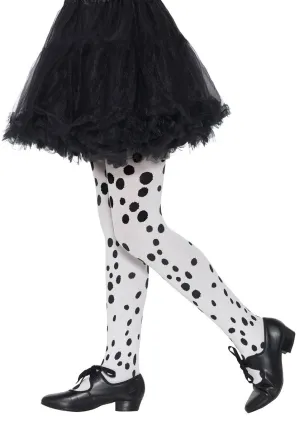 Dalmatian Tights, Childs, Black & White