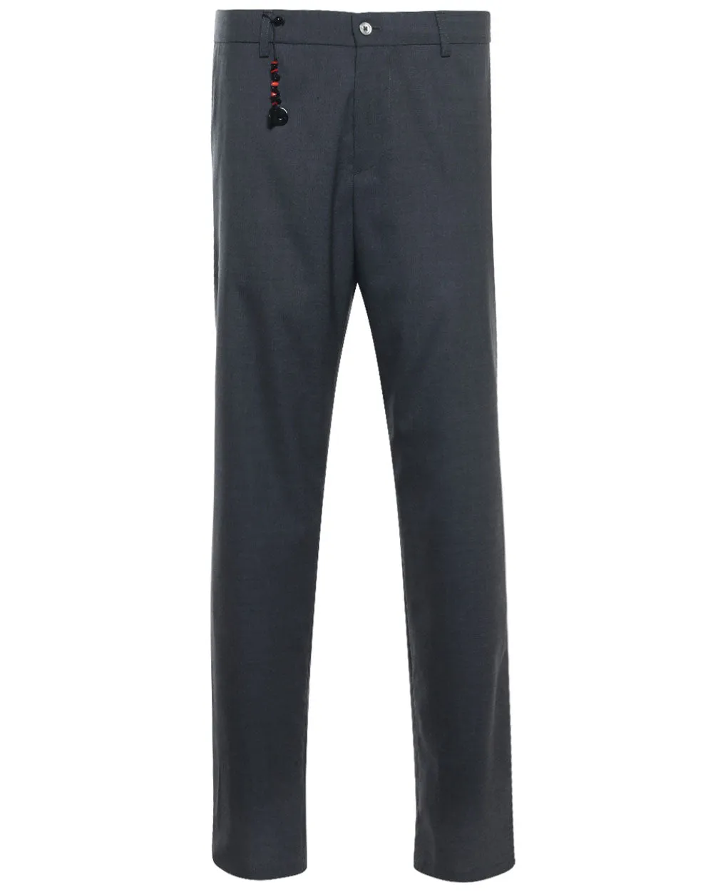 Dark Grey Virgin Wool Dox Trouser