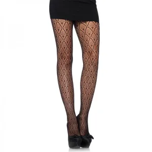 Deco Lace Tights O/s Black