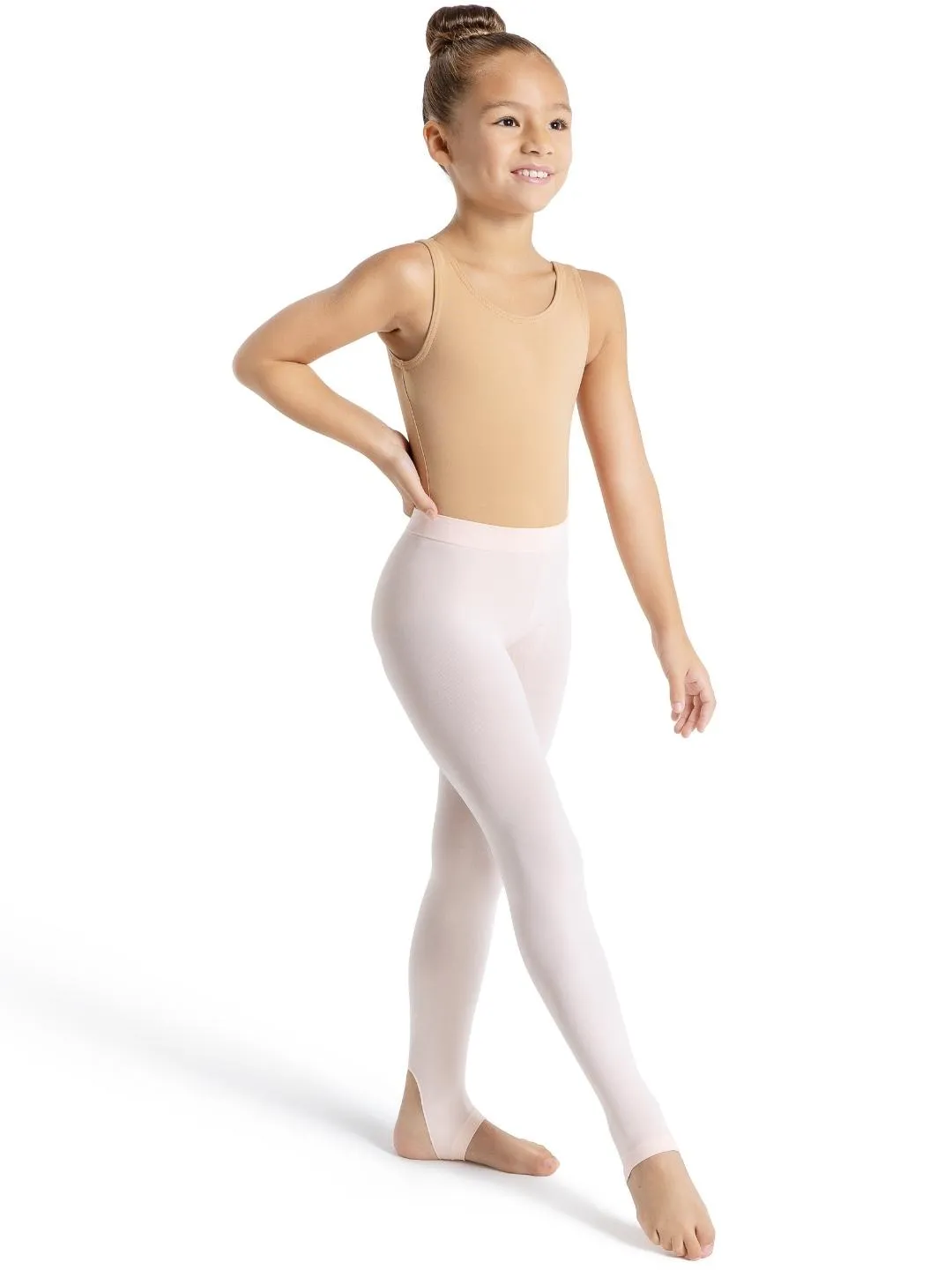 Edita Jr. -- Children's Stirrup Tight -- Ballet Pink