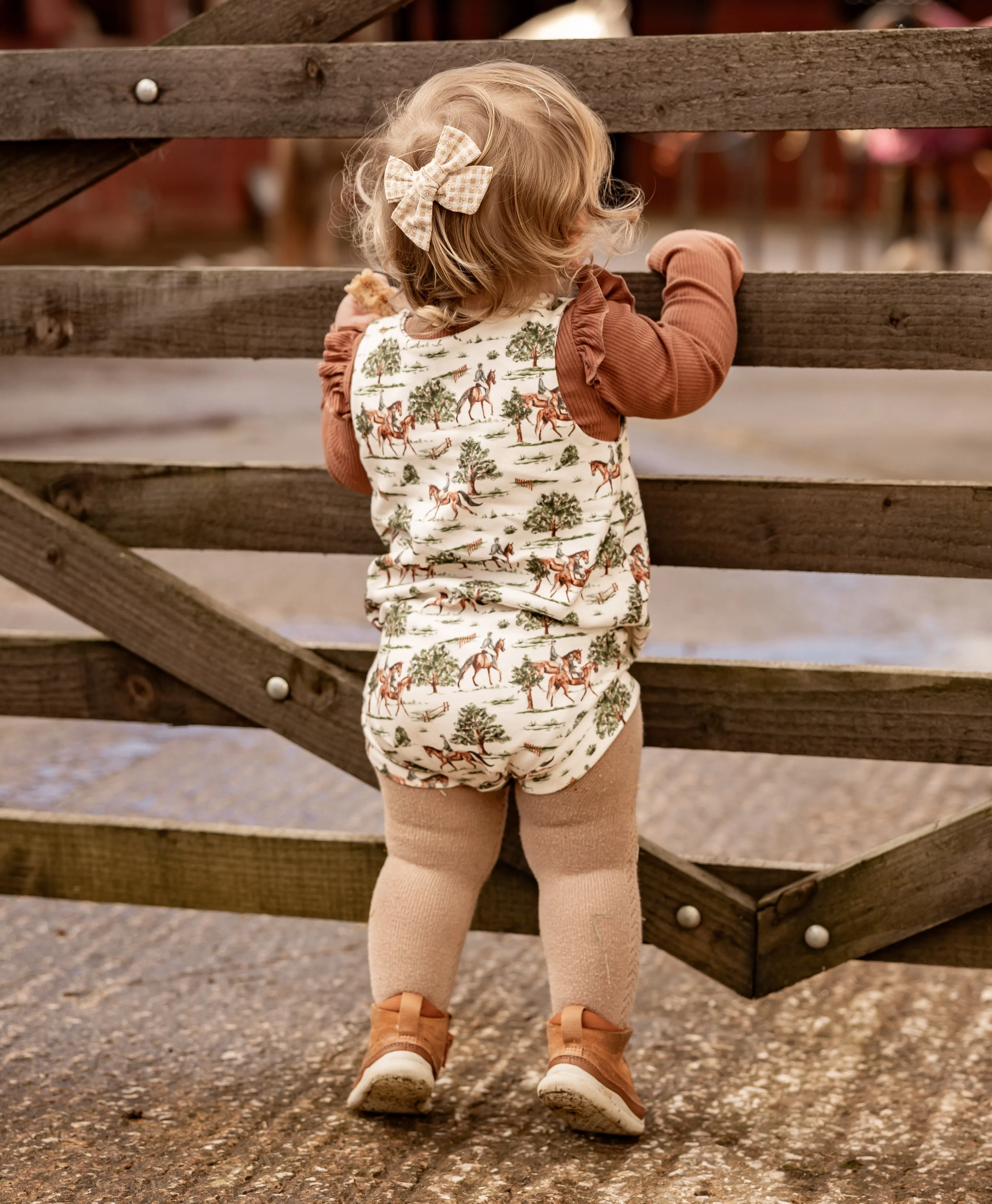 Equestrian Bloomer Romper