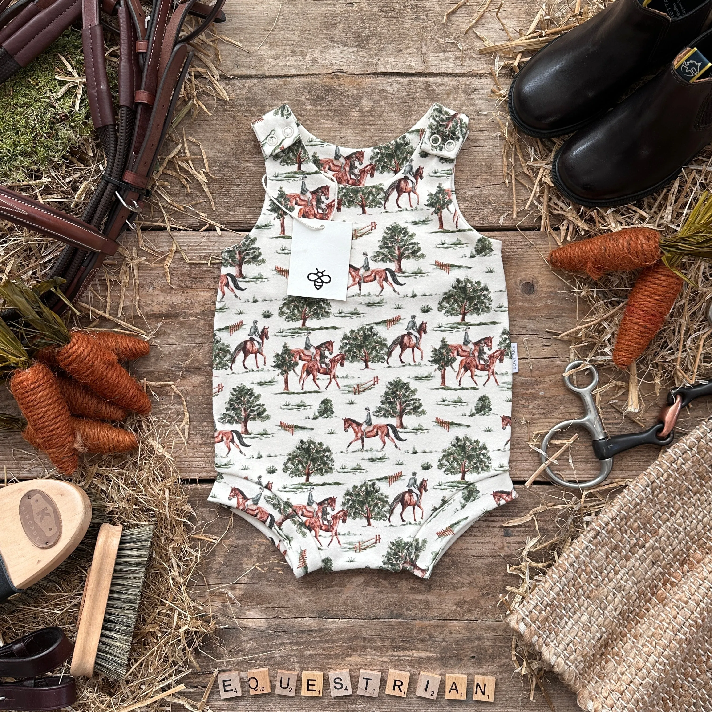 Equestrian Bloomer Romper