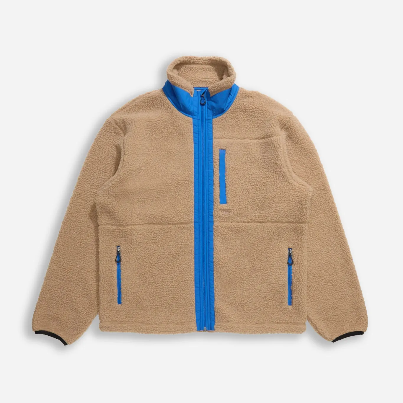 EXPEDITION FLEECE JACKET - BEIGE/BLUE