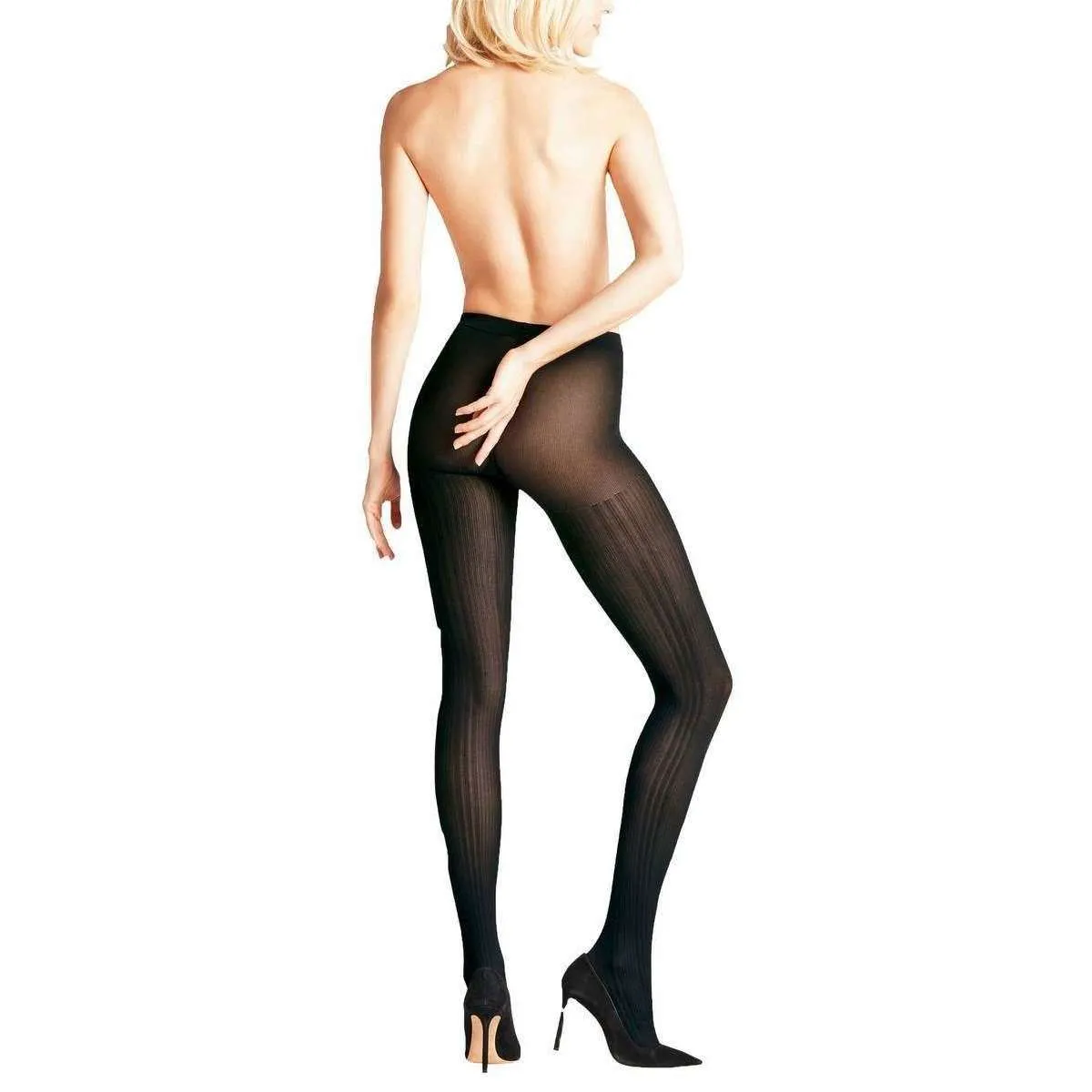 Falke Prime Rib 60 Denier Tights - Black