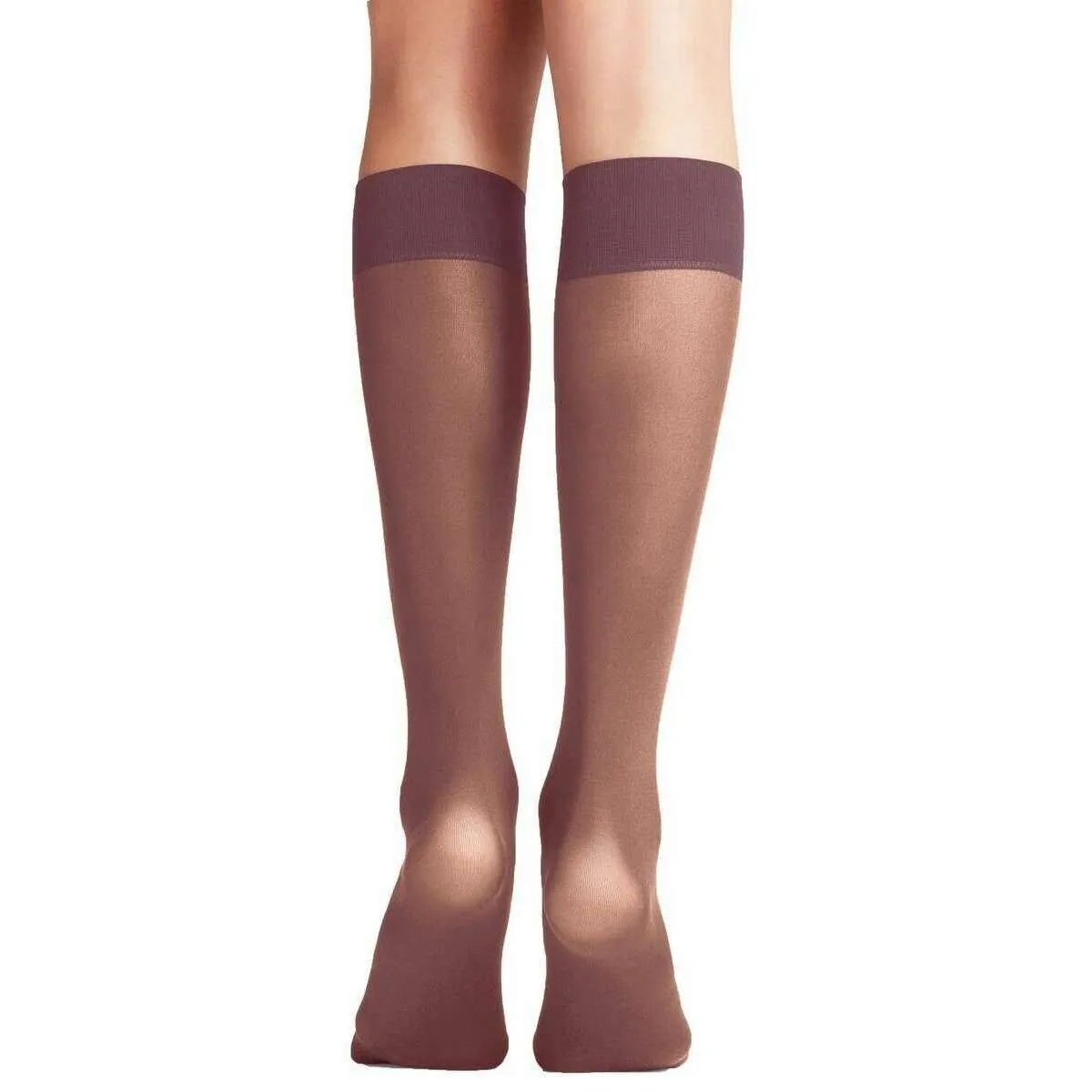 Falke Pure Matt 50 Denier Knee High Socks - Roan Rouge Red