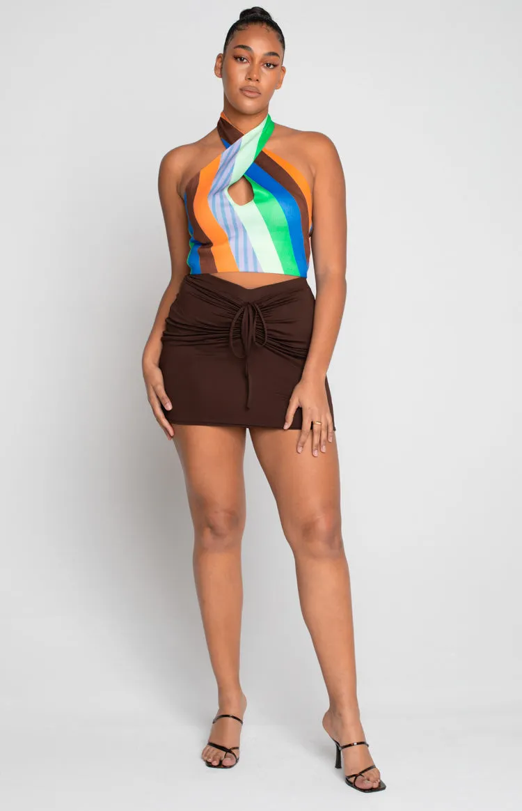 Flirtini Halter Crop Multi