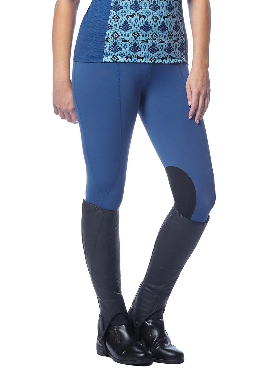 Flow Rise Knee Patch Performance Tight