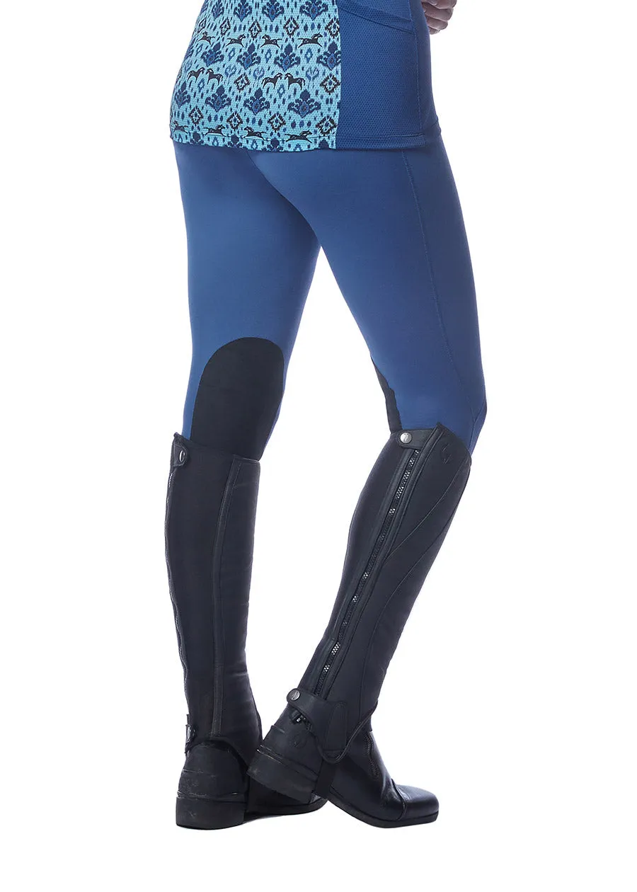 Flow Rise Knee Patch Performance Tight