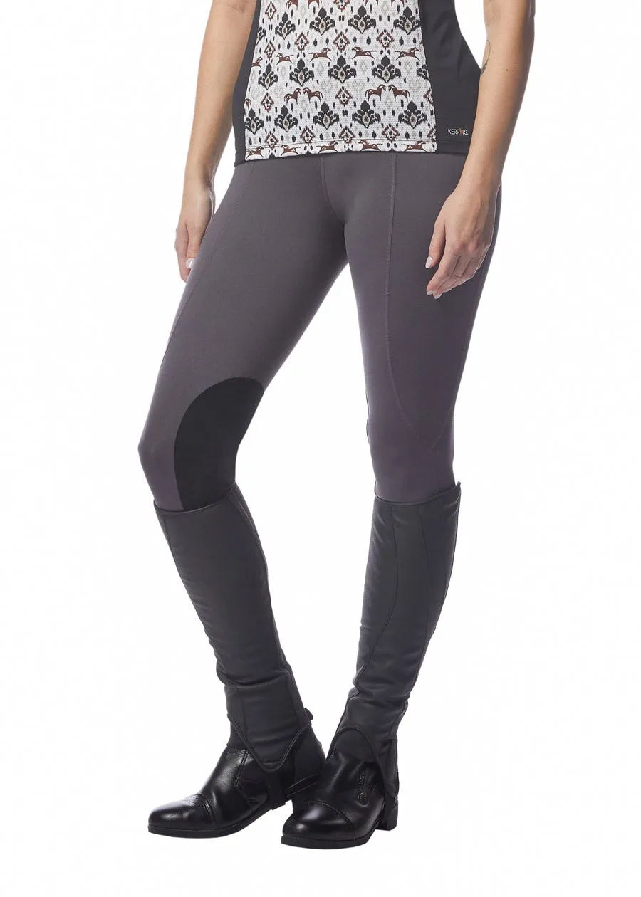 Flow Rise Knee Patch Performance Tight