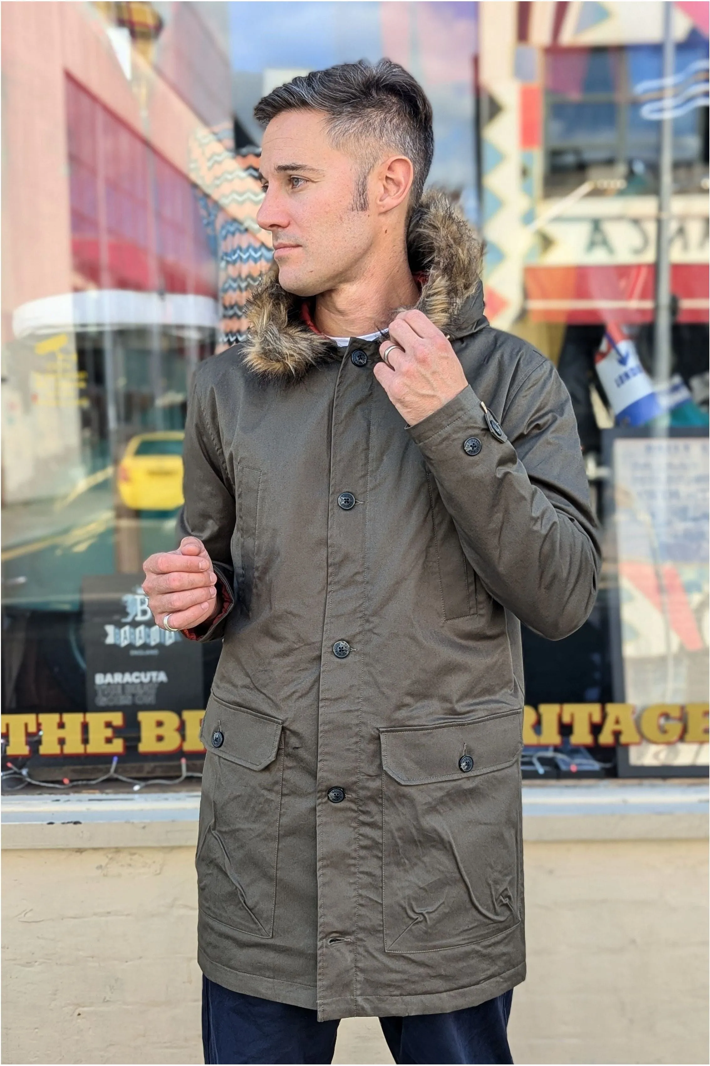 Gabicci Vintage - Paxton Khaki V00GJ15 - Parka