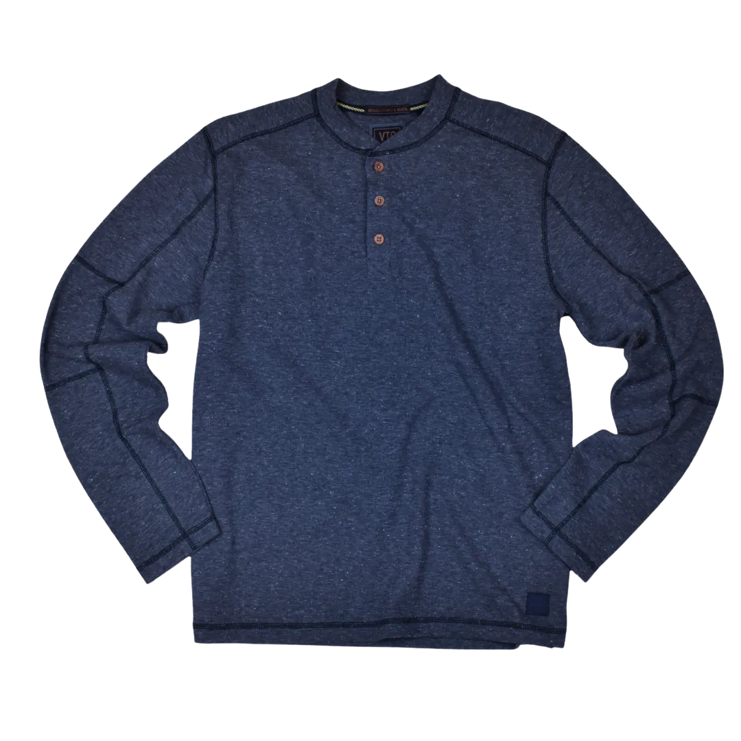 Heathered Rib Henley