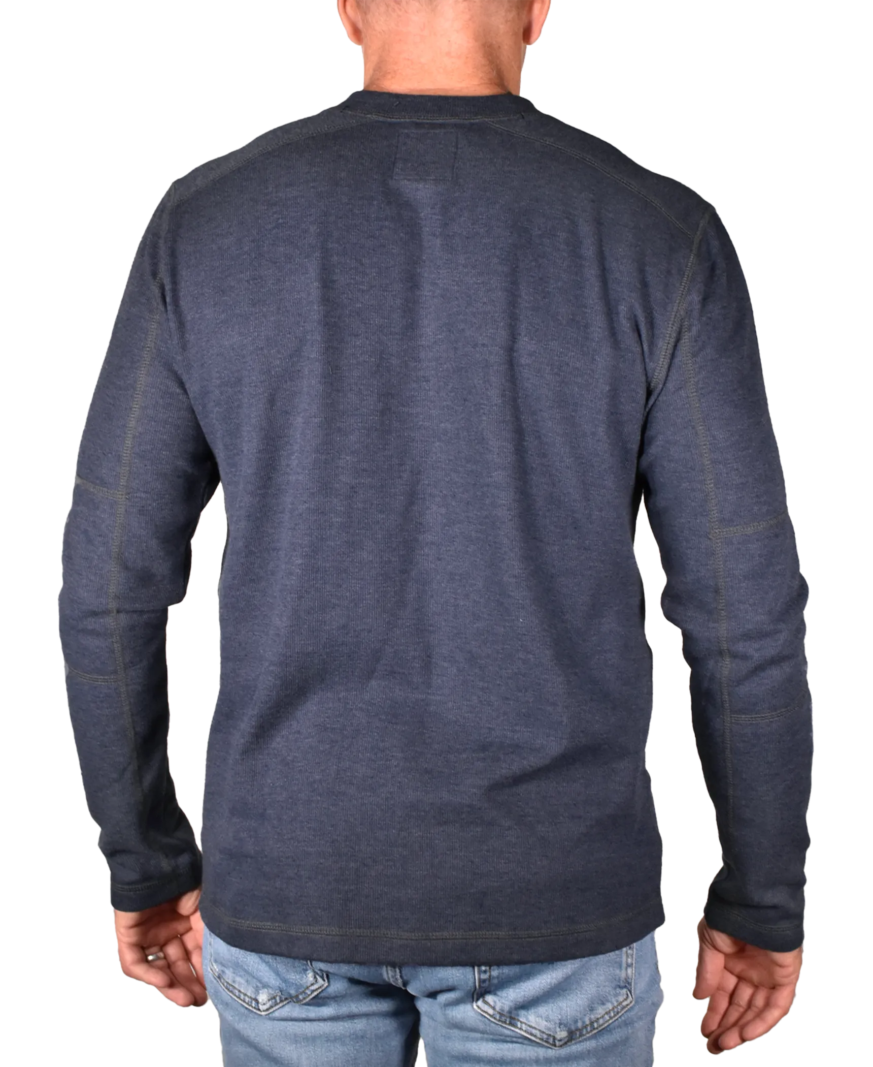 Heathered Rib Henley