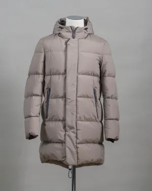 Herno Laminar Down Gore Windstopper Fishtail Parka / Taupe