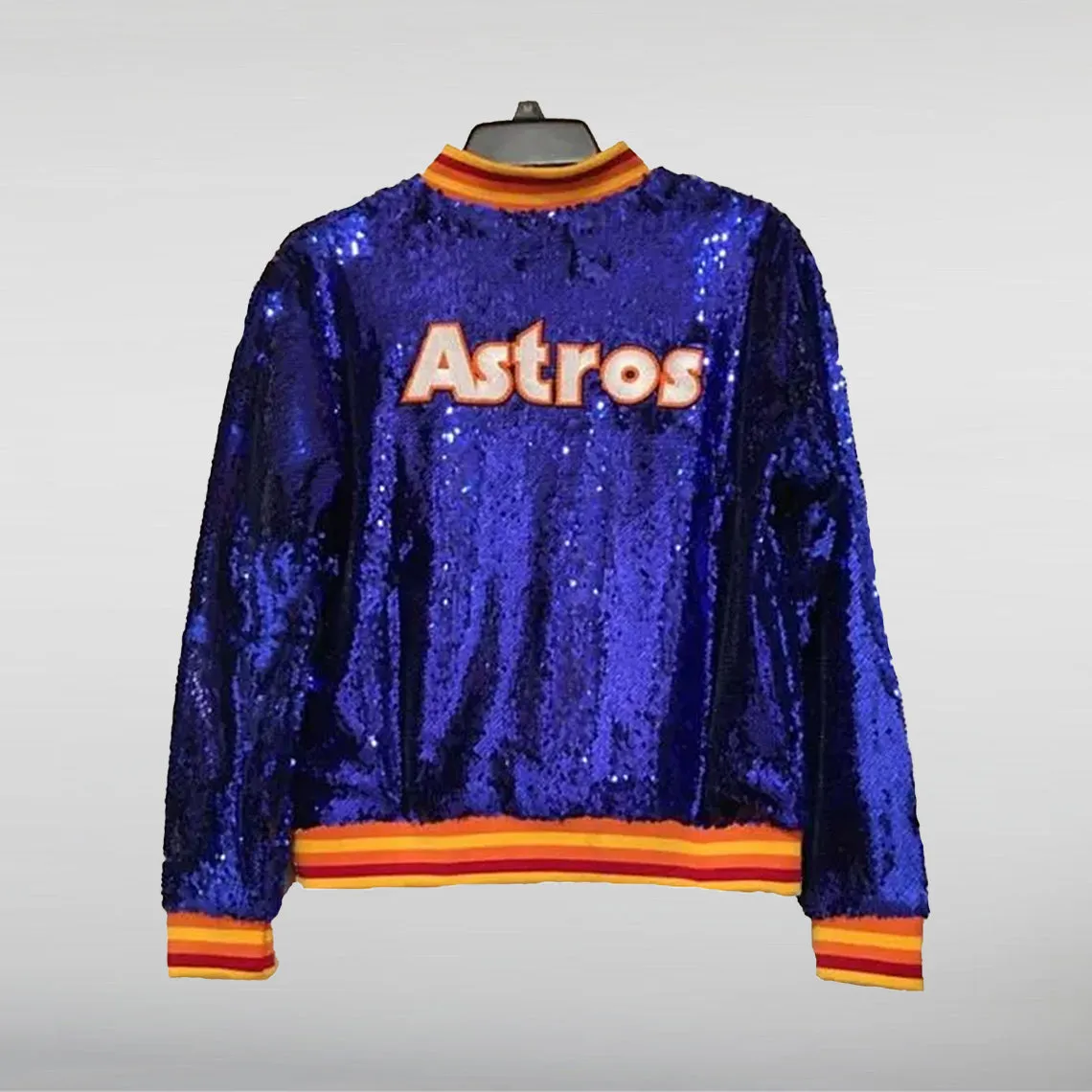 Houston Astros Sequin Bomber Jacket