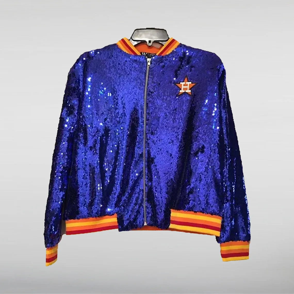 Houston Astros Sequin Bomber Jacket