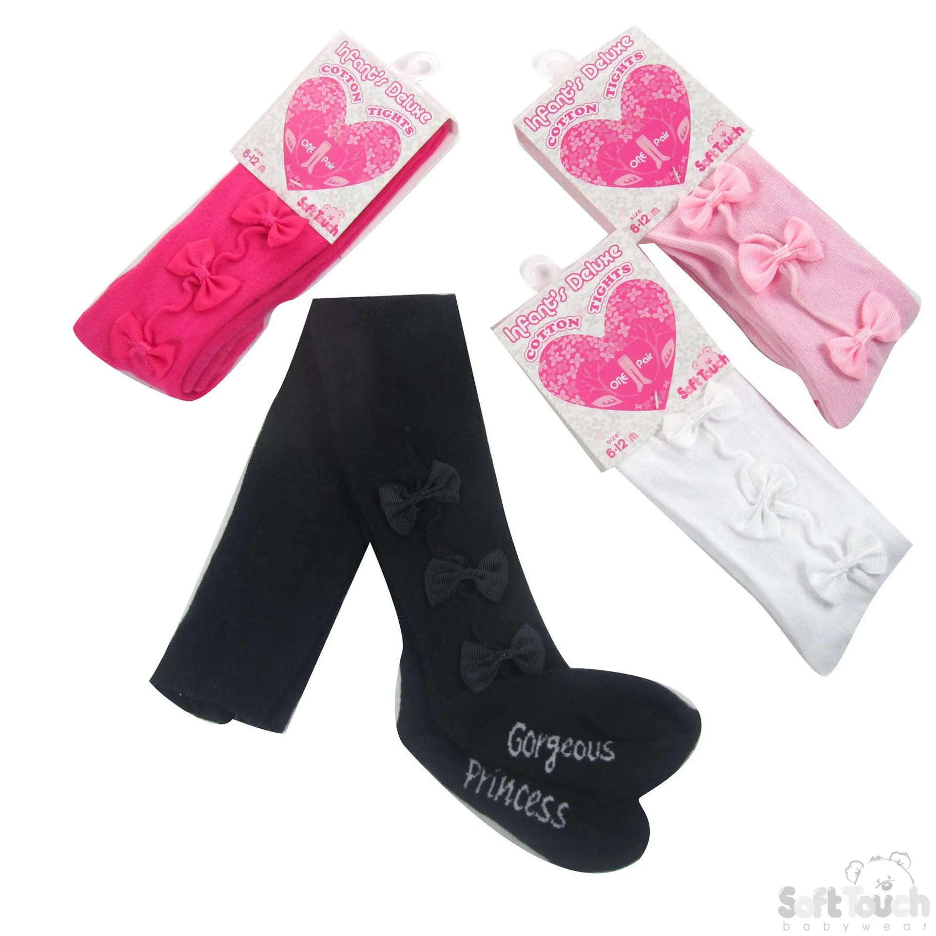 Infants Bow Gift Tights :GT54-15