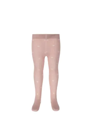 Jacquard Heart Tight - Mon Amour Rose