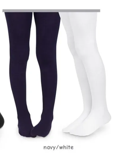 Jefferies Smooth Microfiber Tights 2 Pair Pack Navy/White