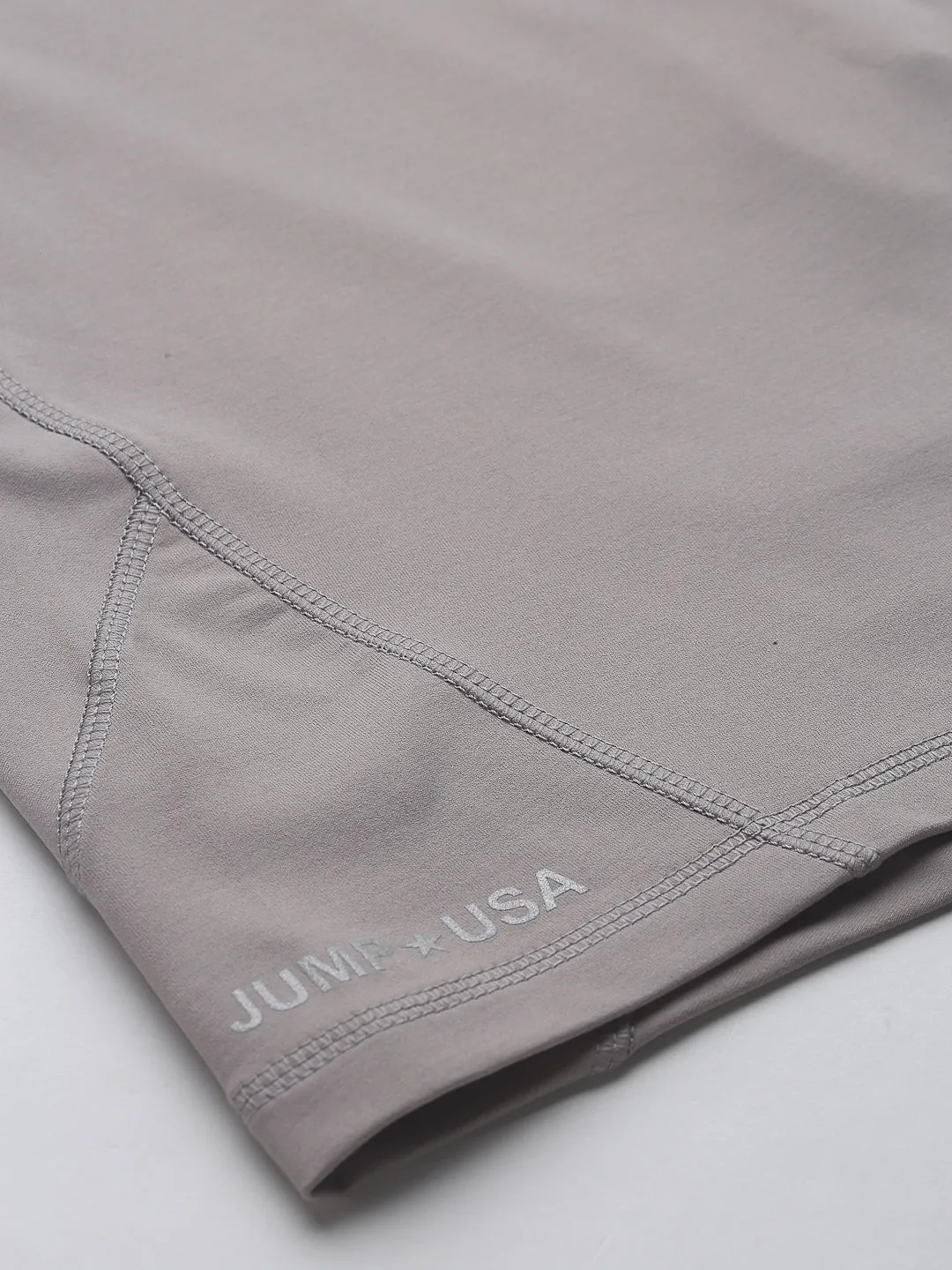 JUMP USA Men Lilac Grey Rapid Dry-Fit Solid Training Short Tights