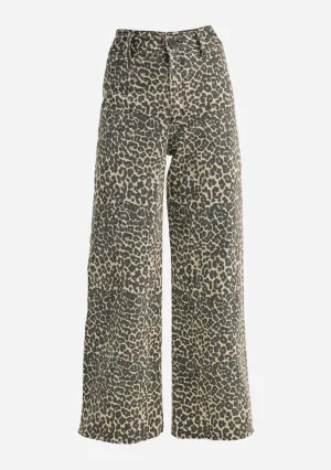 Leopard Print Pants Leopard