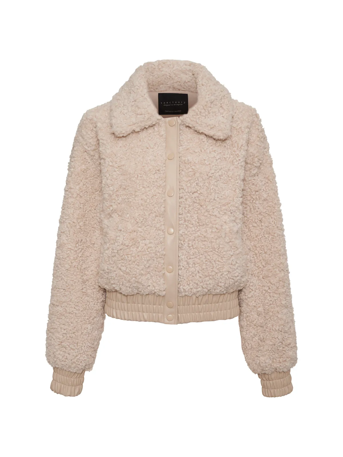 Libby Sherpa Jacket Toasted Almond