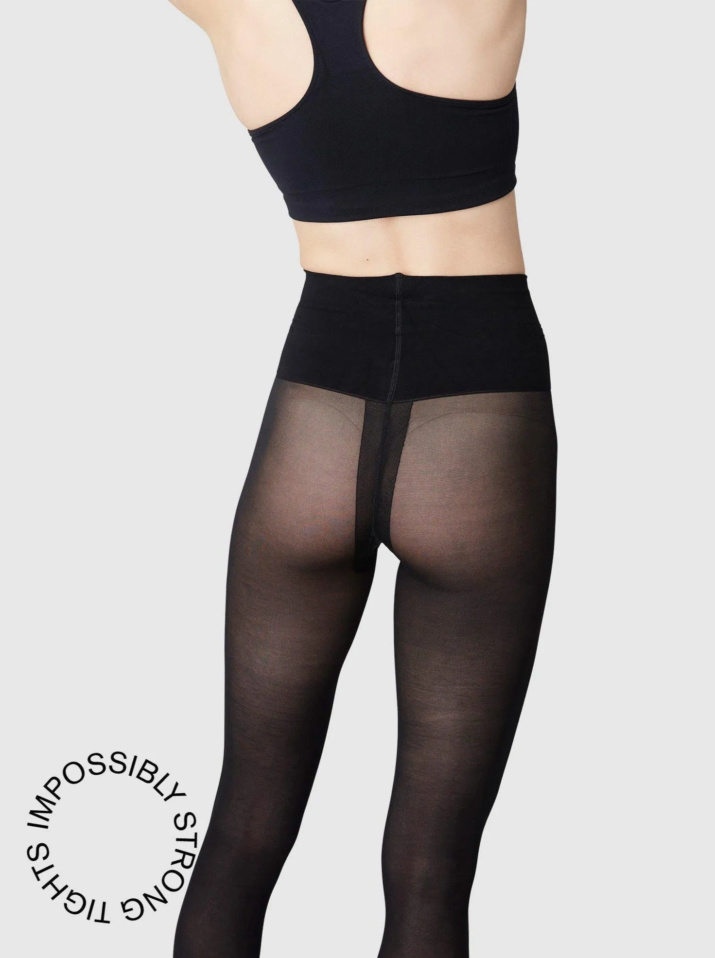 Lois Rip Resistant Tights - Black