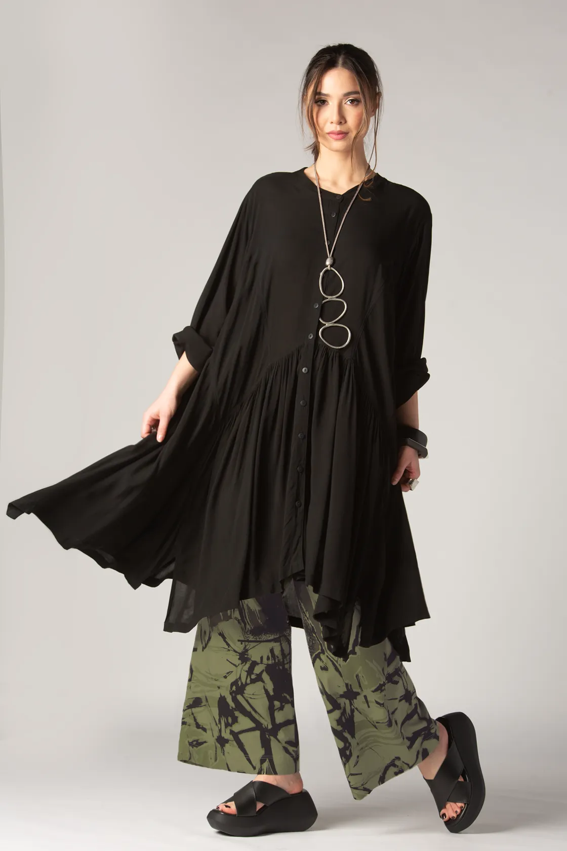 Marco Dress in Black Delphi