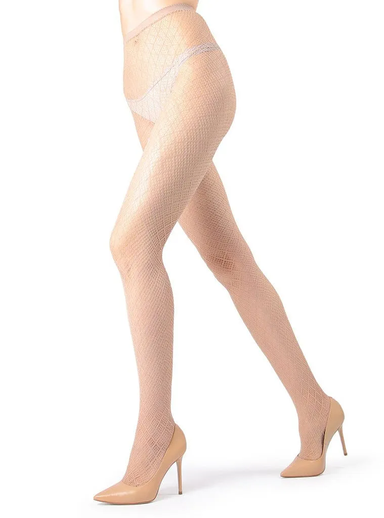 MeMoi Infinite Diamond Lurex Net Tights