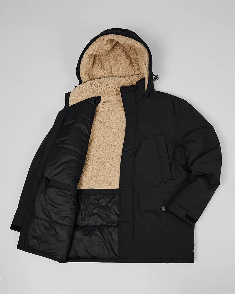 MEN'S COMMUTER TECH SHERPA-LINED PARKA