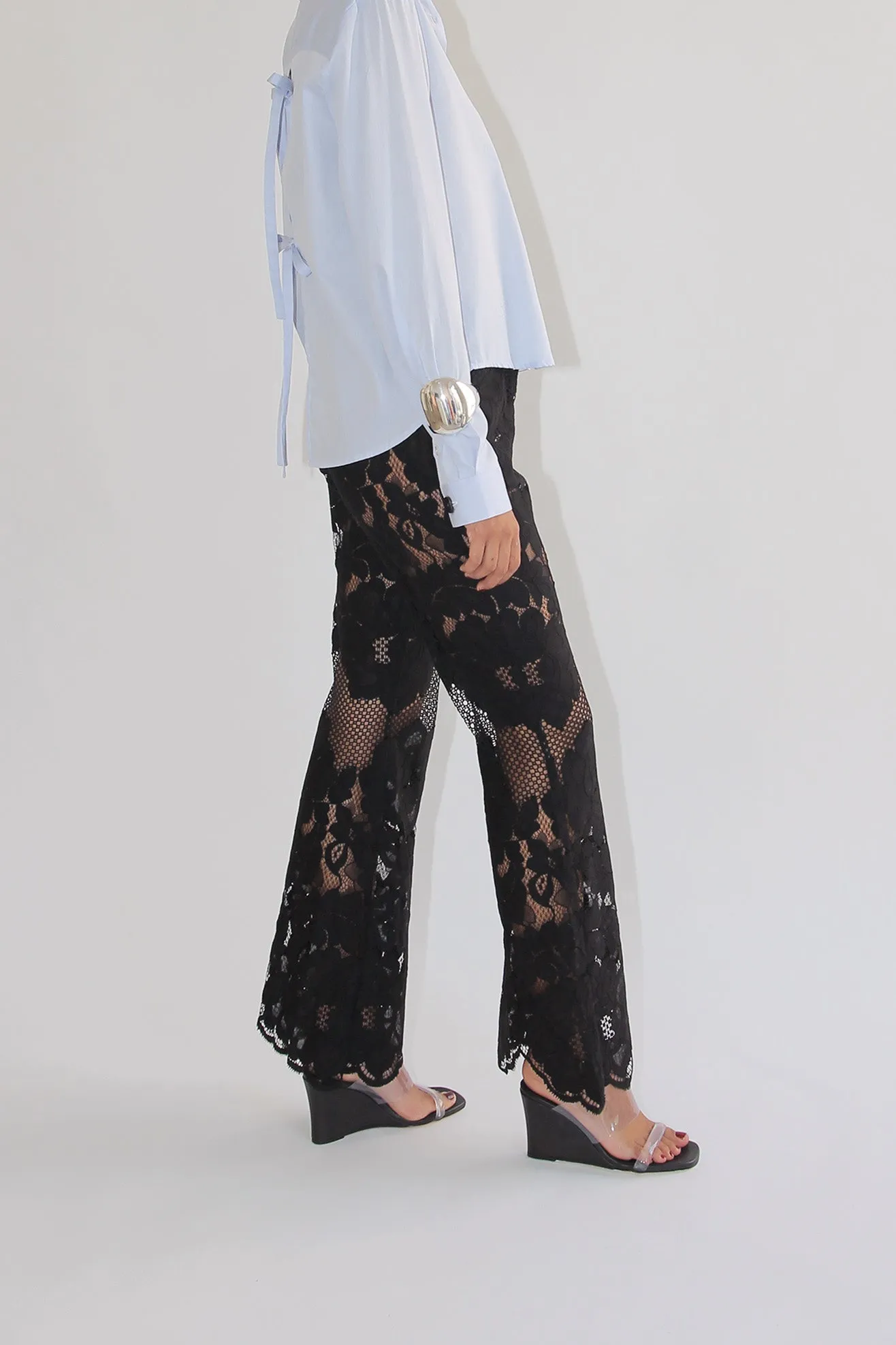 MR. LARKIN, Annie Pant, Black Signature Lace