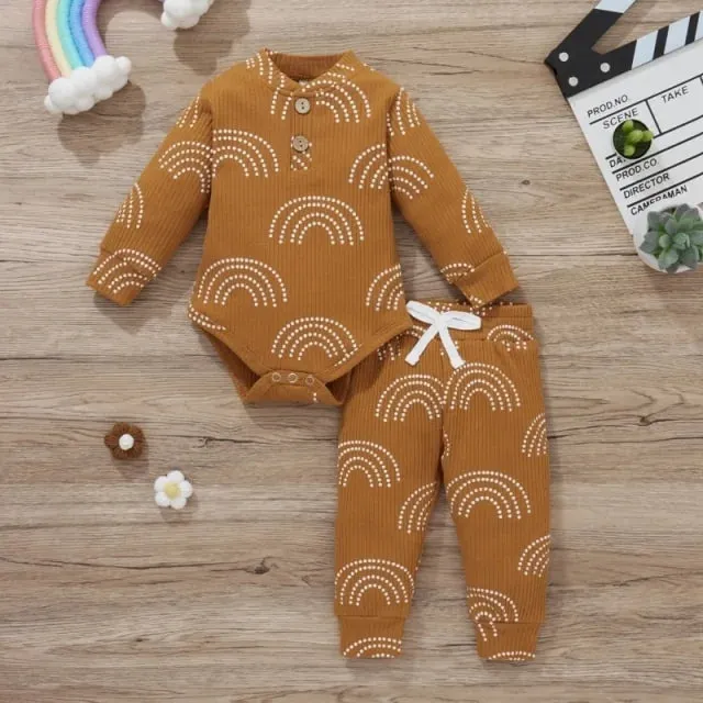 Newborn Baby Bodysuits   Elastic Pants