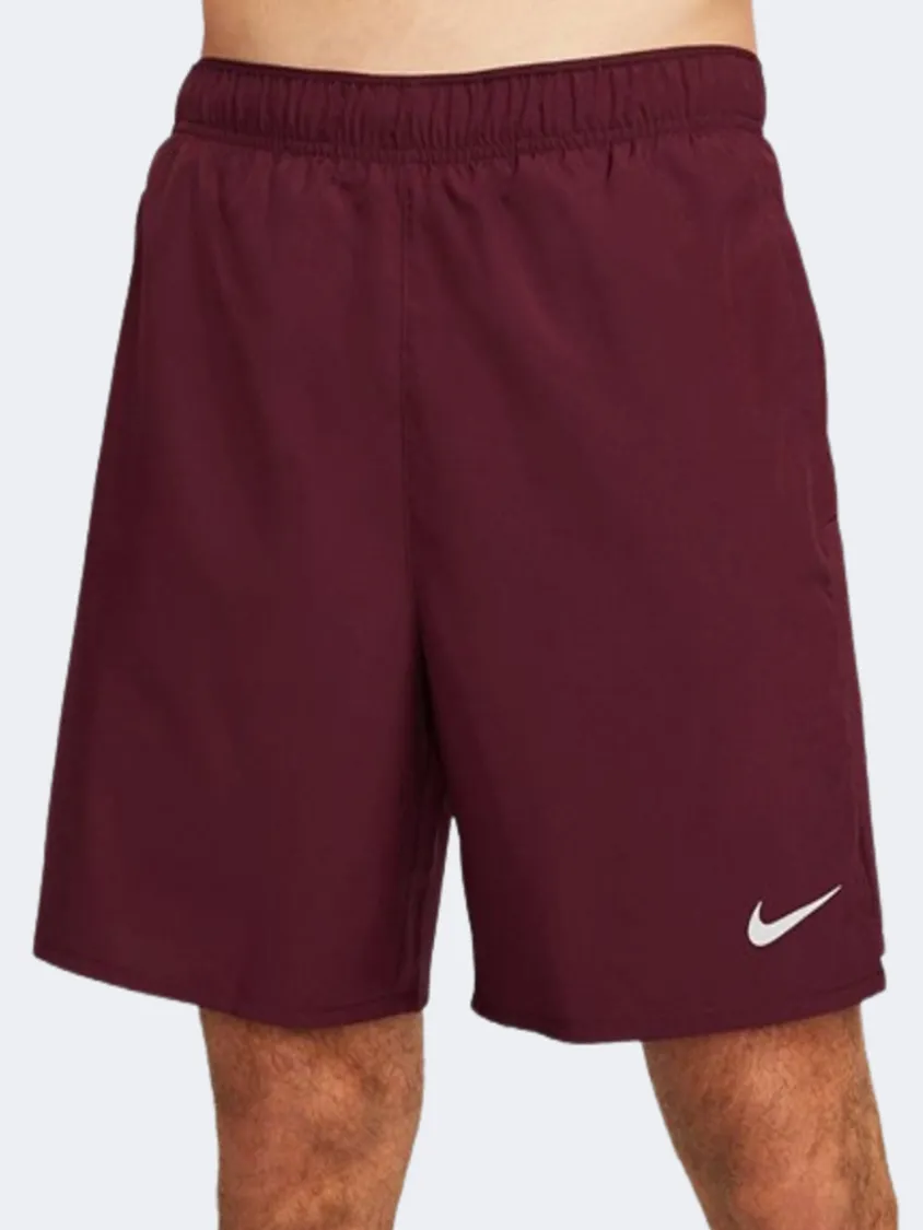 Nike Challenger Men Running Short Night Maroon/Black